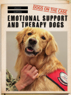 cover image of Emotional Support and Therapy Dogs